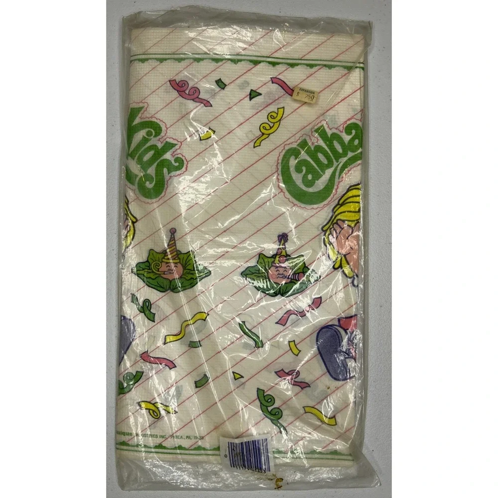 Cabbage Patch Kids 1983 80's‎ Vintage Large Table Cover Paper RARE